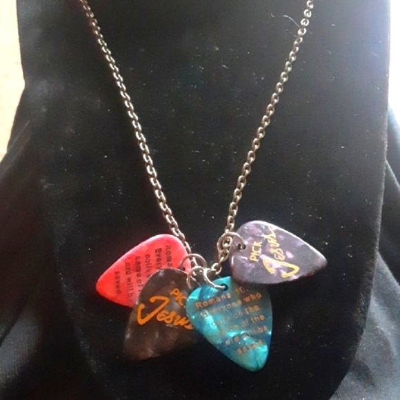 Jewelry - Guitar Pick Pendant Necklace